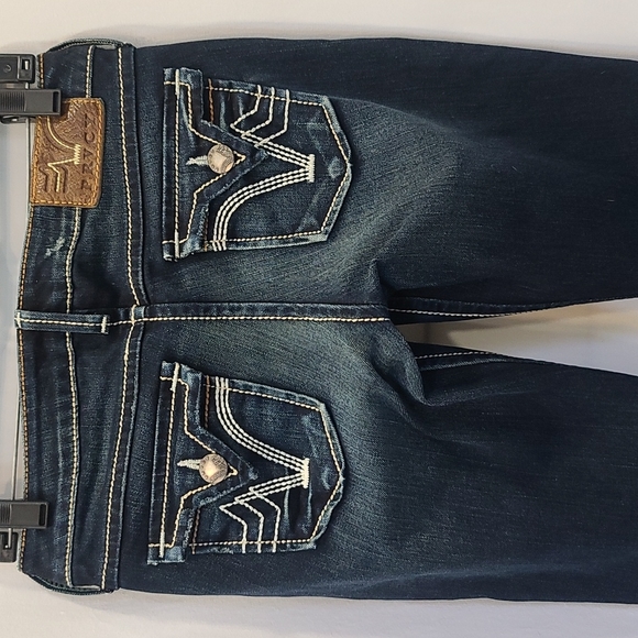 PRVCY Dark Blue Denim Pants sz 25 - Picture 5 of 6